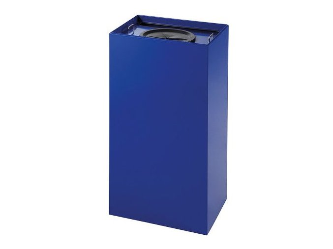 vyr 32954345 1 1 kovovy odpadkovy kos na trideni odpadu s vhozem