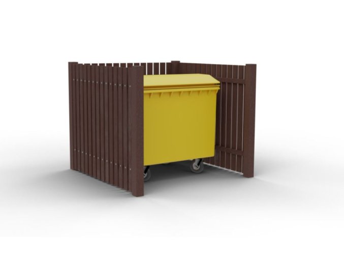 Kontejnerové hrazení Recyklát