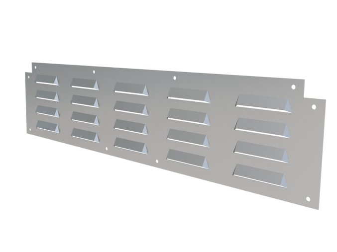 Ventilační mřížka 2 ks s montáží do kontejneru