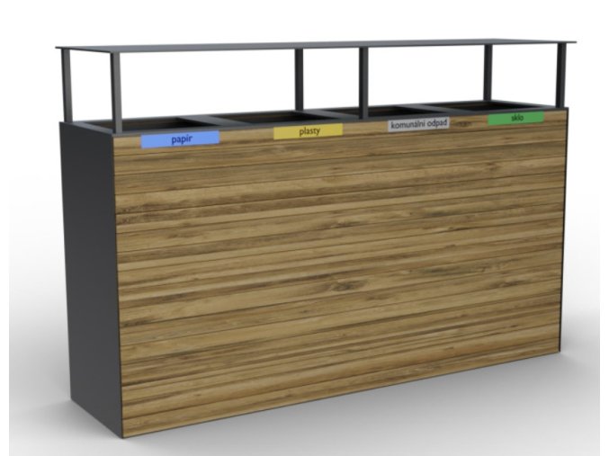 Koš na tříděný odpad Pera IV 2