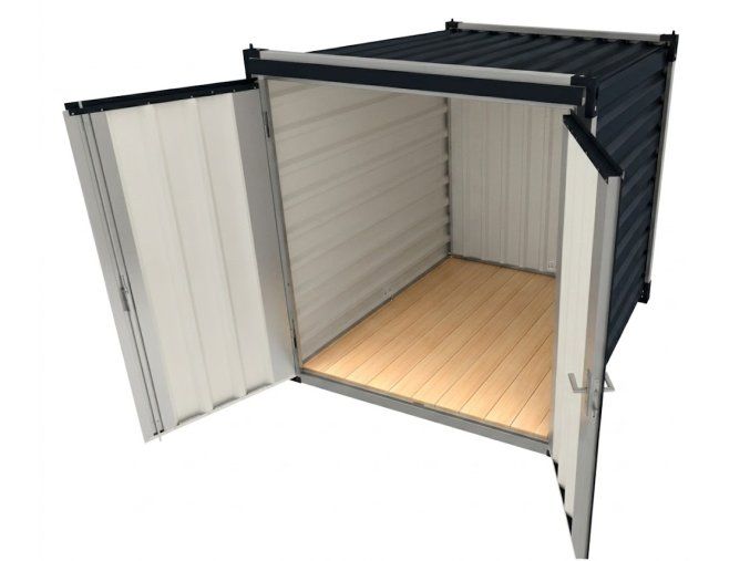 container 2,25m GREY front new