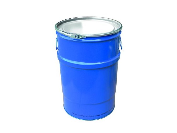 Kovový sud 60 l. s odnimacím víkem, lakovaný