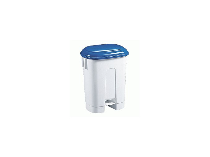 Plastový odpadkový koš Sirius 60 l.- modré víko