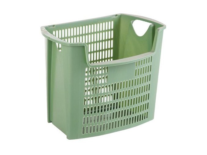 Odpadkový koš na tříděný odpad s výřezem - zelený