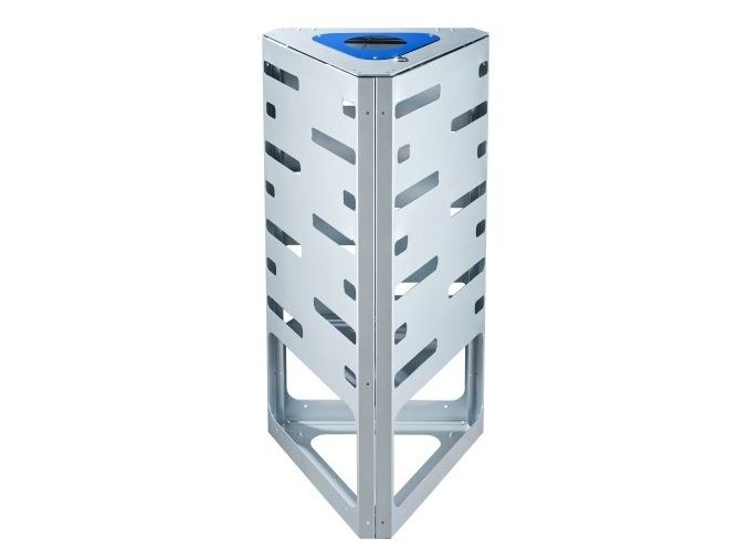 vyr 51527772 1 1 odpadkovy kos tvaru trojuhelniku s vhozem bez strisky modry