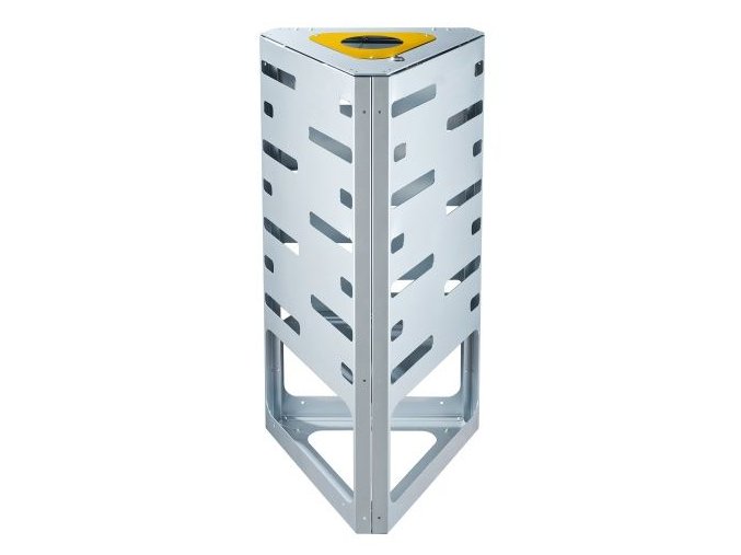 vyr 51547772 4 1 odpadkovy kos tvaru trojuhelniku s vhozem bez strisky zluty