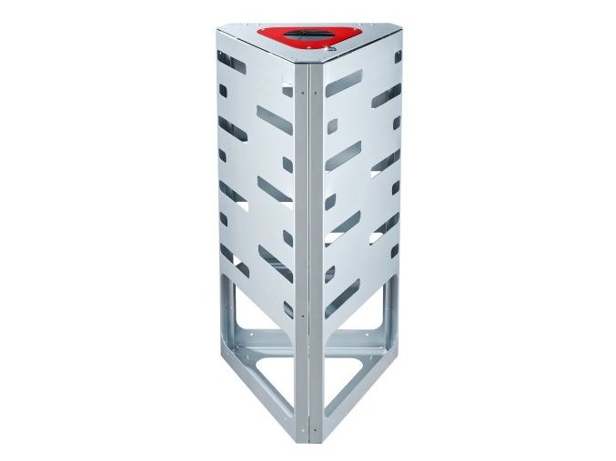 vyr 51557772 6 1 odpadkovy kos tvaru trojuhelniku s vhozem bez strisky cerveny