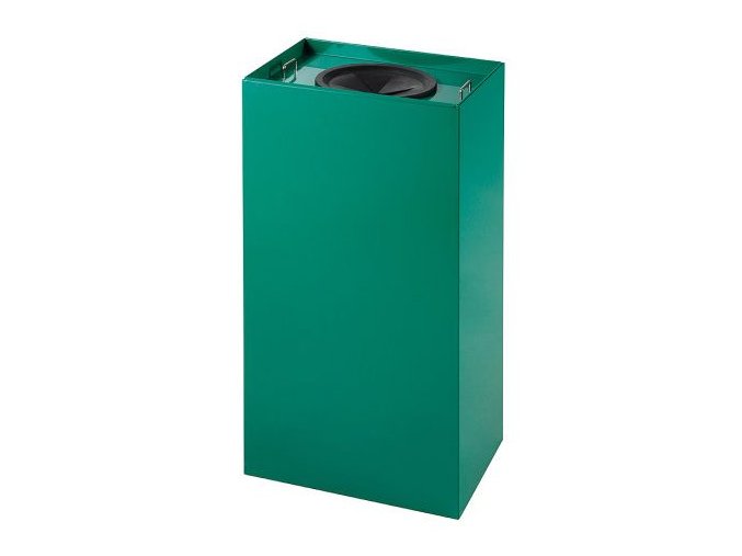 vyr 32964345 2 1 kovovy odpadkovy kos na trideni odpadu s vhozem