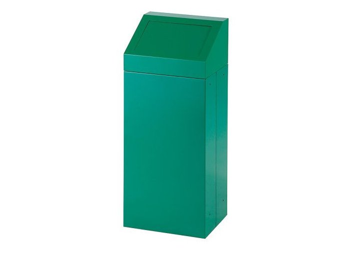 vyr 1023649 2 1 kovovy odpadkovy kos s odnimacim vikem zeleny
