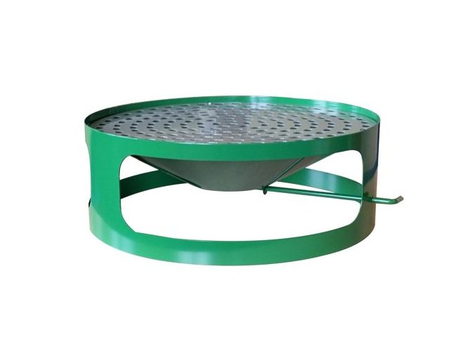 Víko k betonovému koši s popelníkem - zelené