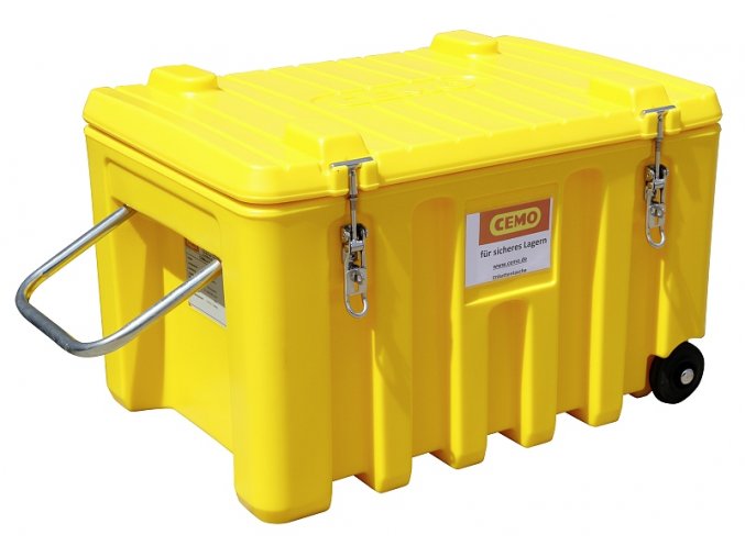 CEMbox vozík 150 l, žlutý(10133)