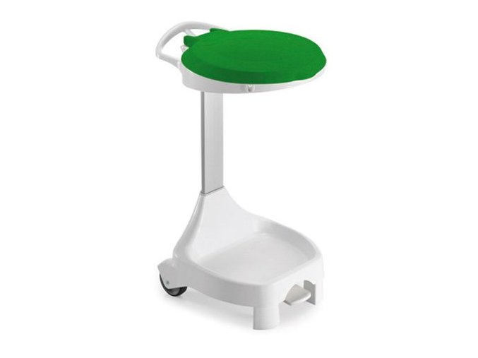 vyr 48807621 2 1 mobilni stojan na odpadkove pytle s barevnym vikem zelene