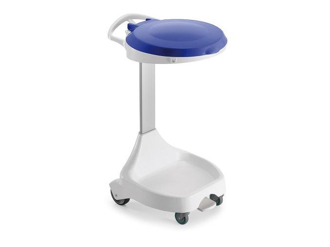 vyr 48857622 1 1 mobilni stojan na odpadkove pytle s barevnym vikem modre