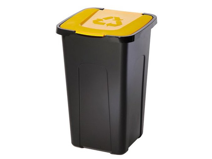 Odpadkový koš REC žlutý 50 l.