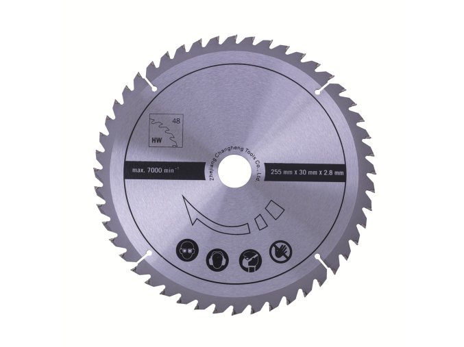 Scheppach Pilový kotouč TCT ( 255 x 30 x 2,8 mm, 48 Z )