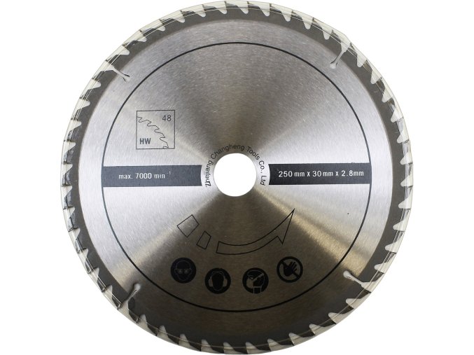 Scheppach Pilový kotouč TCT ( 250 x 30 x 2,8 mm, 48 Z )