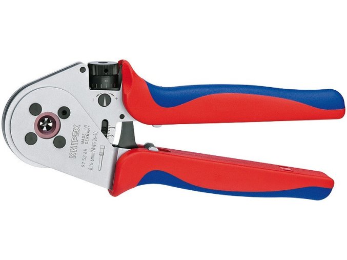 tyřtrnové Krimpovací kleště pro soustružené kontakty chromované 230 mm - 975265 | Knipex