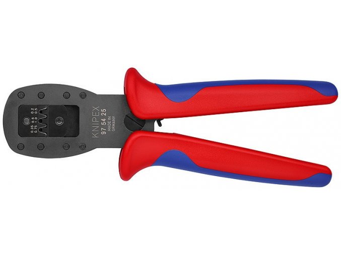 Krimpovací kleště na miniaturní konektory brunýrované 190 mm - 975425 | Knipex