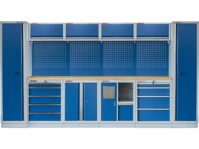 Kvalitní PROFI BLUE dílenský nábytek 3920 x 495 x 2000 mm - MTGS1301AR Profi Blue