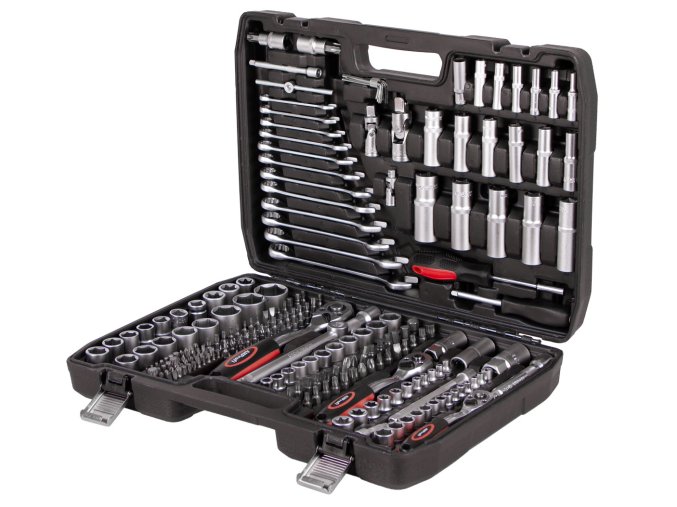 Gola sada Exclusive 1/4", 3/8" a 1/2", 215 dílů - AH12215