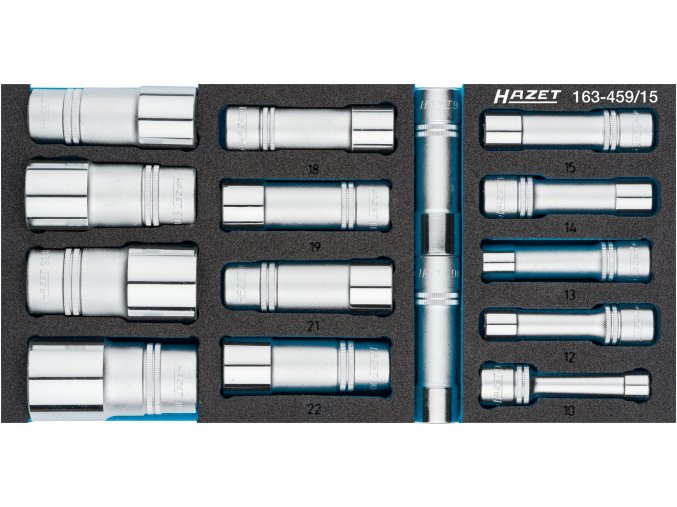 Sada nástrčných hlavic, 15 ks, Hazet 163-459/15