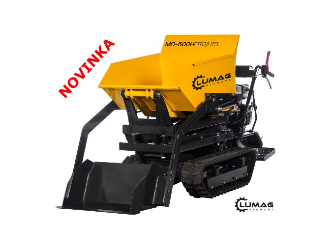 Minidumper Lumag MD 500H-PRO/HTS  samonakládací minidumper se zvýšeným výsypem