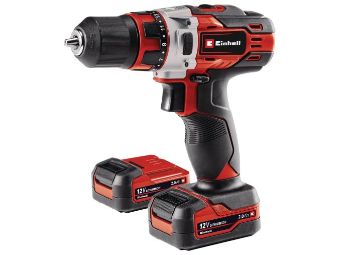 Einhell Expert TE-CD 12/1 Li Vrtačka aku, 30Nm, 2x2,0Ah, nabíječka, kufr