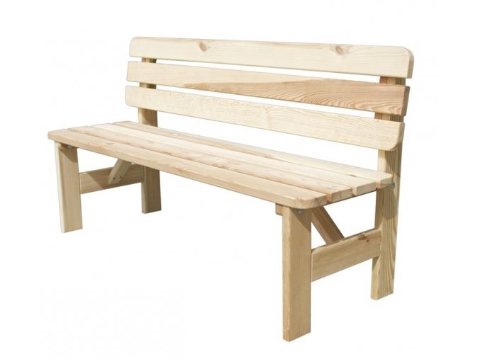 VIKING zahradní lavice dřevěná PŘÍRODNÍ - 180 cm