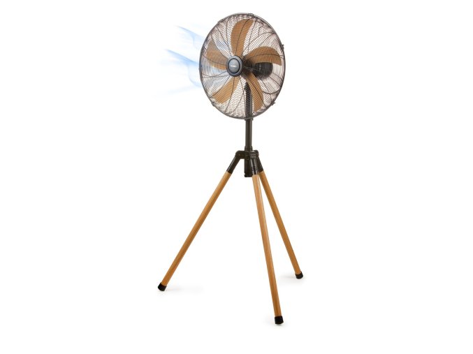 Ventilátor stojanový 45 cm - imitace dřeva - DOMO DO8146