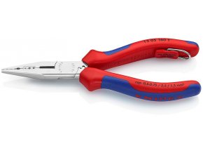 Elektrikářské rovné ploché kleště 160 mm Knipex chromované - 1305160T