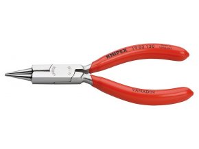 Rovné kulaté kleště 130 mm Knipex s břitem chromované - 1903130