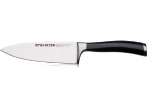 Mehrzer, Kuchařský nůž 15 cm (6"), uhlíková nerezová ocel x50CrMov15, vysoká tvrdost HRC 58, integrovaná ochrana prstů