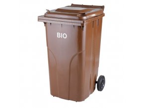 Plastová nádoba popelnice 240 l. - bio