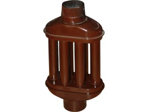 5382 zemini teplovzdusny vymenik delka 0 65 m prumer 120 mm barva hnedy