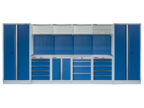 Kvalitní PROFI BLUE dílenský nábytek - 4535 x 2000 x 495 mm - MTGS1300AO