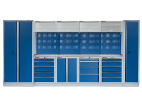 Kvalitní PROFI BLUE dílenský nábytek 4235 x 495 x 2000 mm - MTGS1300AQ