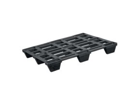 Plastová paleta stohovatelná 1200 x 800 x 145 mm – 9x nohy