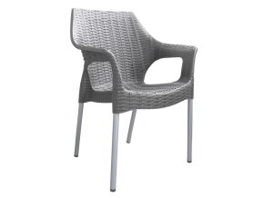 1080 mega plast plastova zidle bella al nohy 84 x 60 x 52 cm stohovatelna capuccino