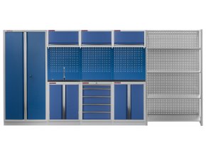 Sestava PROFI BLUE dílenského nábytku 4155 x 495 x 2000 mm - MTGS1300NE
