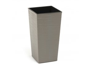 5916 lamela kvetinac finezia eco wood dluto rozmer 40 x 40 x 75 cm sedy