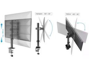 Držák na monitory a Tv Fiber Mounts M7C51