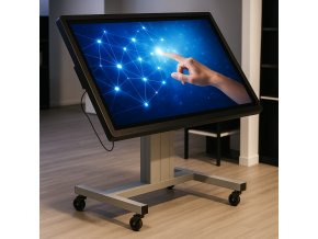 f 1140 0 Elektricky polohovatelny stojan na Tv s nastavenim vysky a naklonu OMB Electric trolley