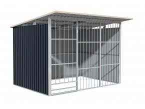 Kotec pro psa G21 KEN 572 - 260 x 220 cm, šedý