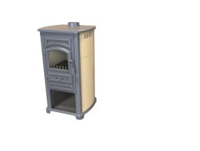 BELLA THALIA, krbová kamna FORTE ECO krémová 5,4 kW