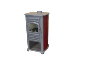 BELLA THALIA, krbová kamna FORTE ECO bordó 5,4 kW