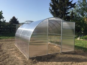 skleník zahr.PLUS 4x3m oblouk, polykarbonát