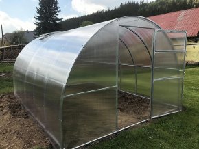 skleník zahr.PRESTIŽ 4x3m oblouk, polykarbonát