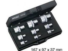 Sada vnitřních nástrčných klíčů 1/2", 1/4", 3/8" TORX 9 ks HAZET 1557/9 - HA003907