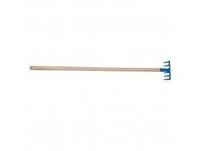 hrábě DĚTSKÉ 10cm ocel S NÁSADOU 75cm