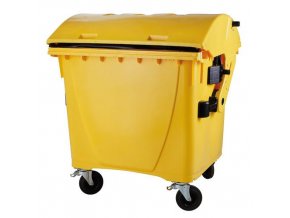 Plastový kontejner 1100 l.- žlutý